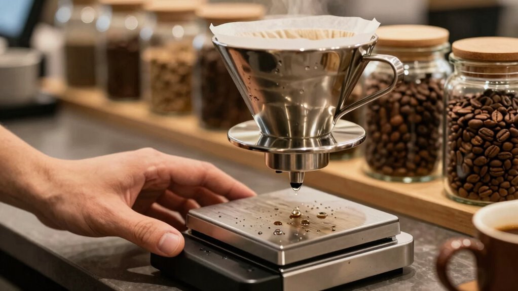 adjust coffee ratio for flavor