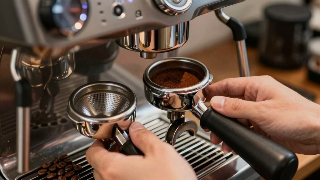 adjust grind and dose