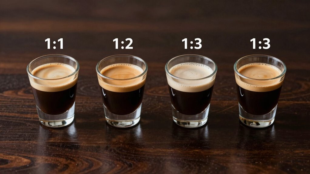 adjust grind and ratio