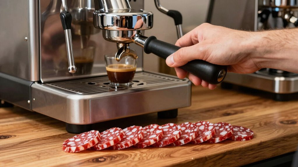 adjust grind and tamp