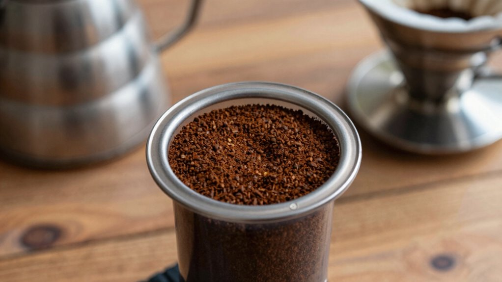 adjust grind size accordingly