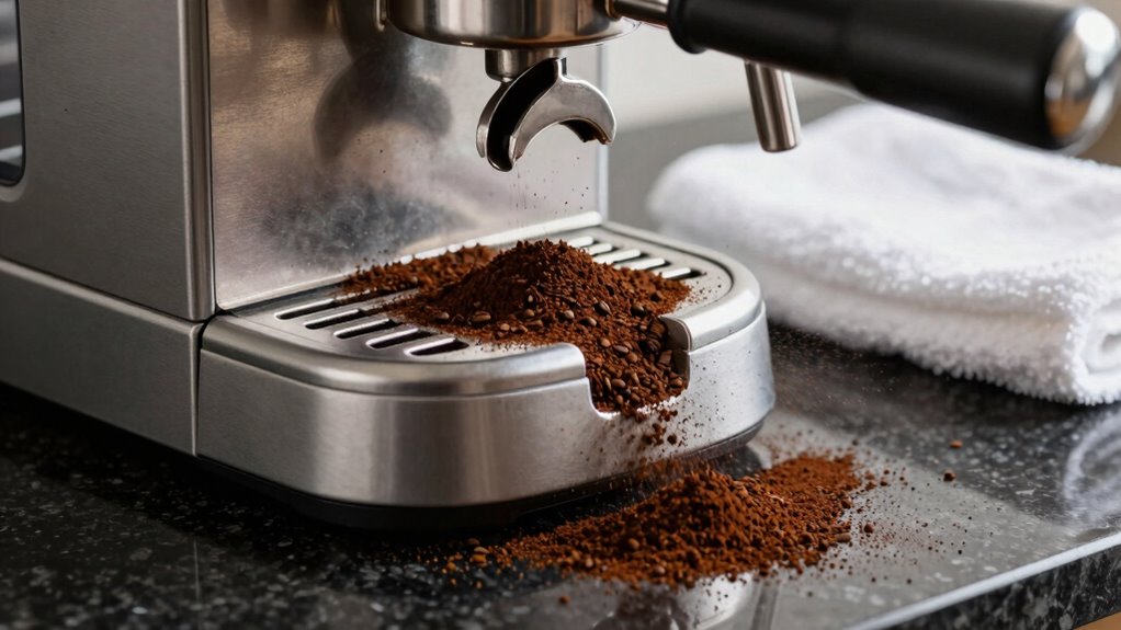 adjust grind size and calibration