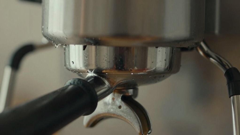 adjust tamp and grind