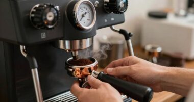 adjusting espresso grind size