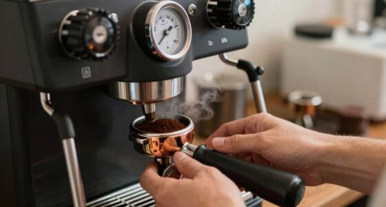 adjusting espresso grind size