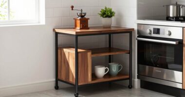 affordable coffee bar carts