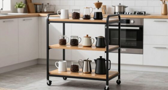 affordable coffee bar carts