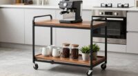 affordable coffee bar carts