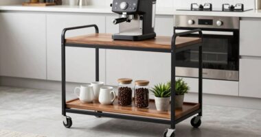affordable coffee bar carts