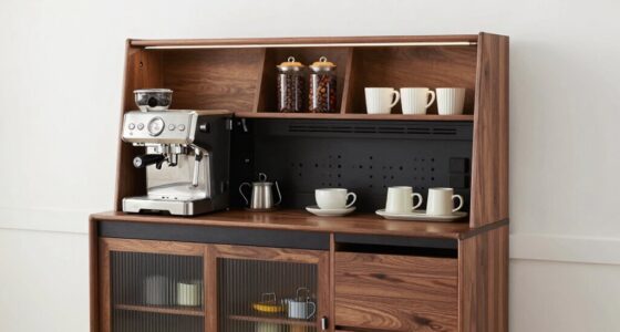 affordable coffee station cabinets