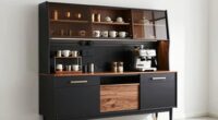 affordable coffee station cabinets