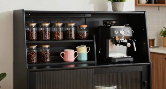 affordable coffee station cabinets
