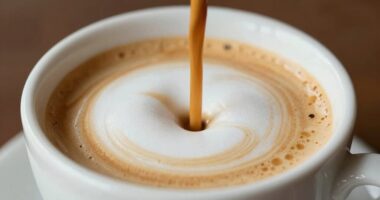 balance milk to espresso