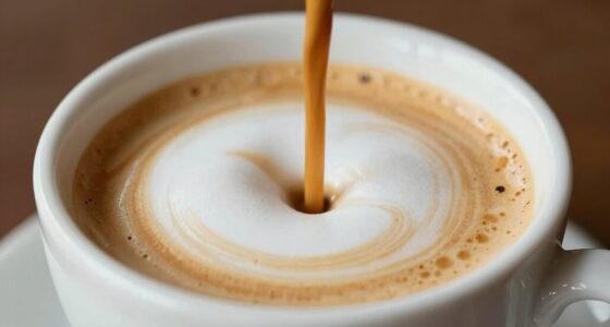 balance milk to espresso