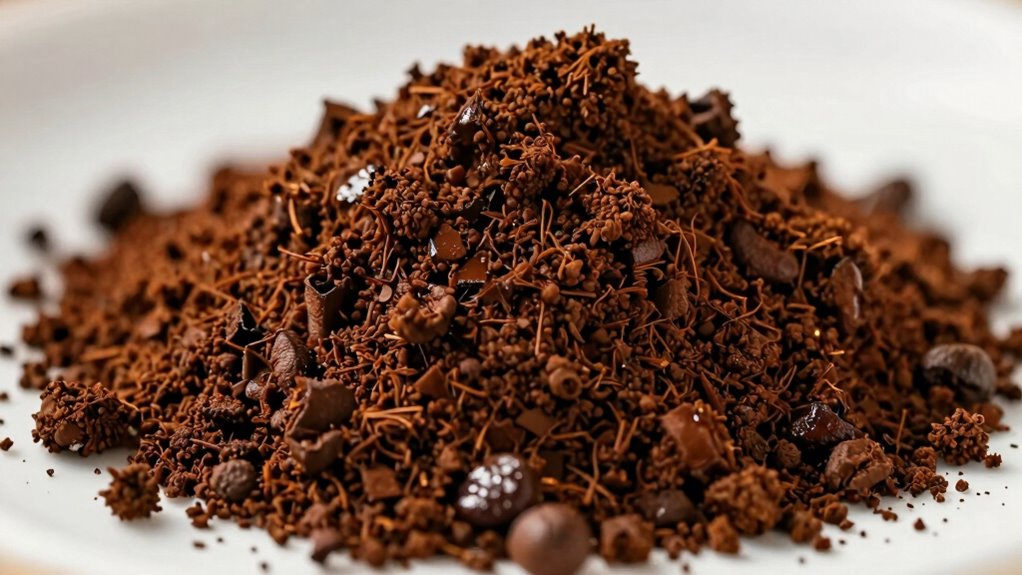 break up coffee grounds effectively