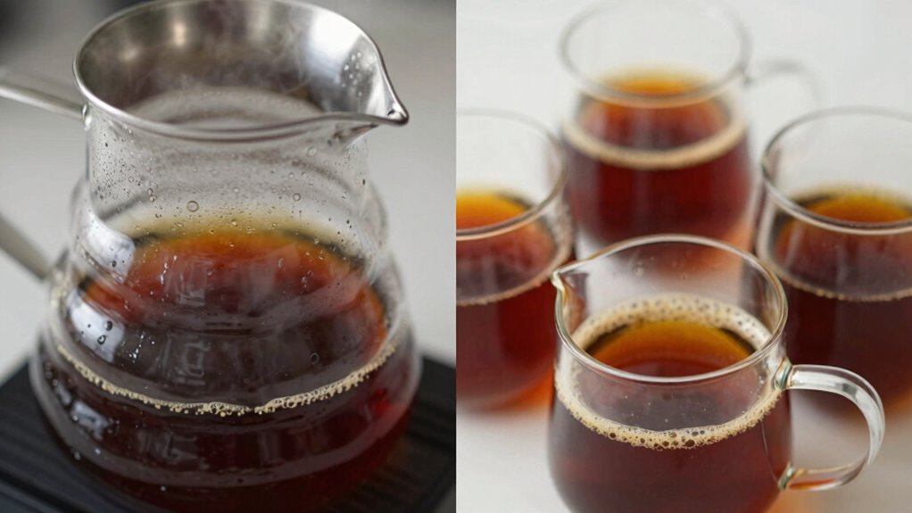 brew volume influences flavor