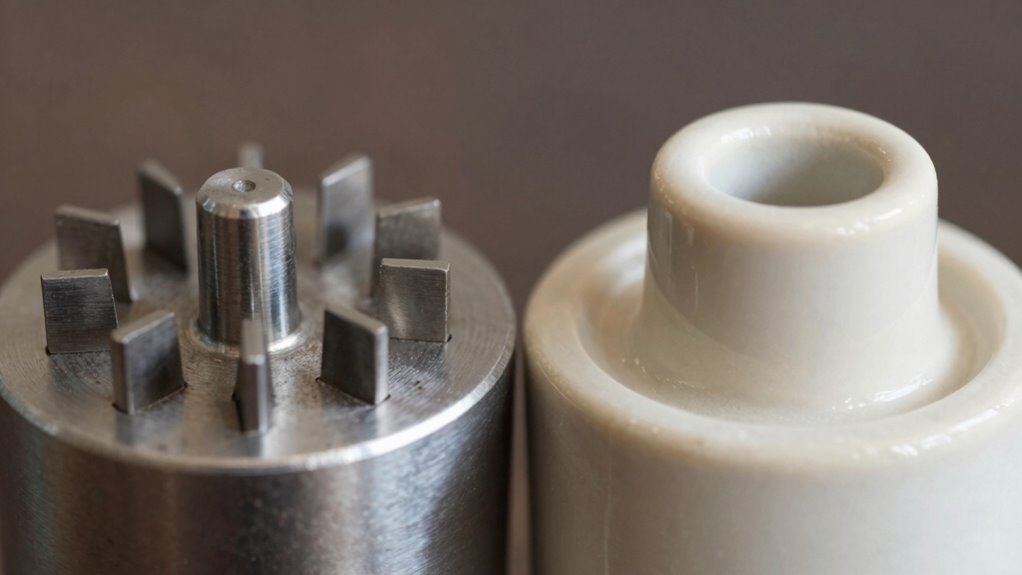 burr material and performance