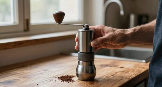 calm burrs precise grinding