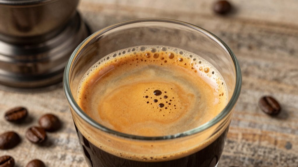 check bean and grind consistency