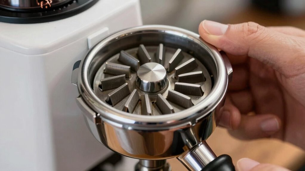 check burrs for proper alignment