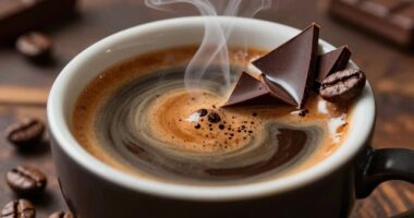 chocolate notes in espresso