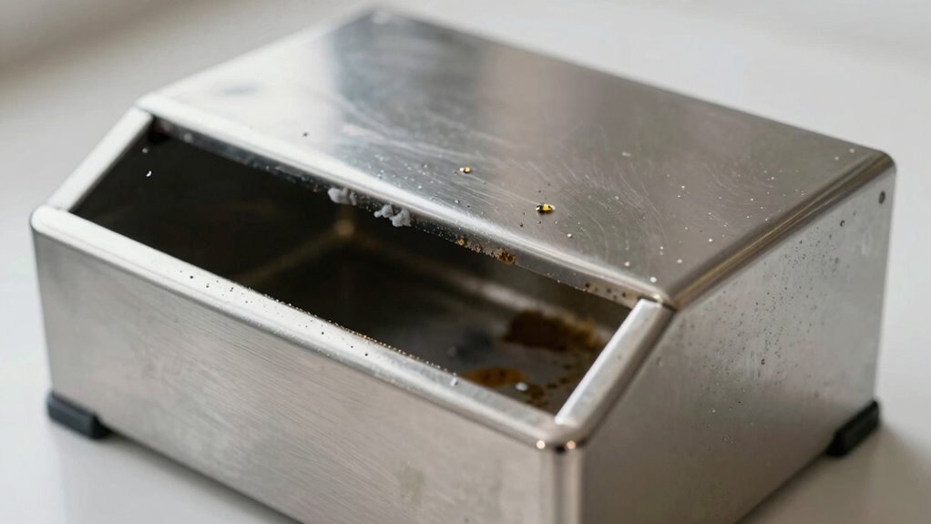 clean dry remove grounds