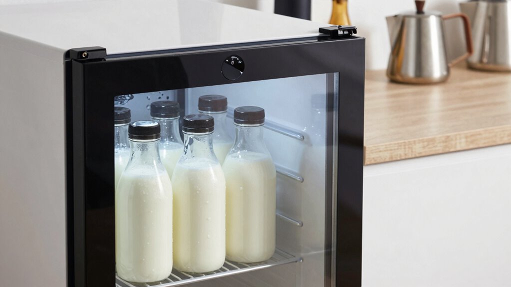 cold fresh milk preparation