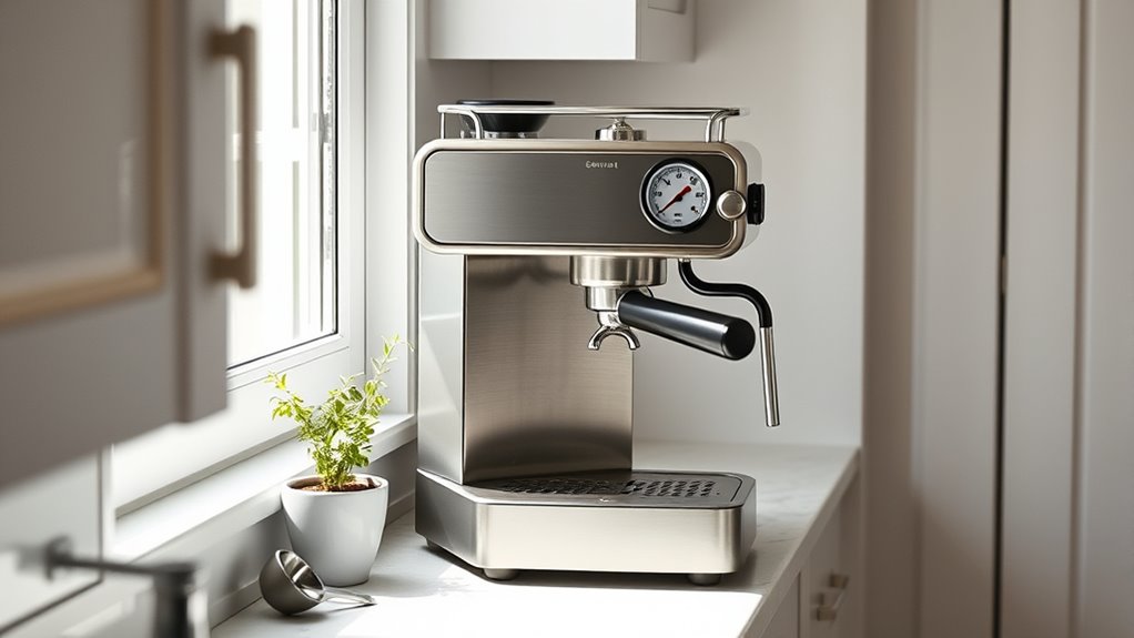 compact manual espresso options