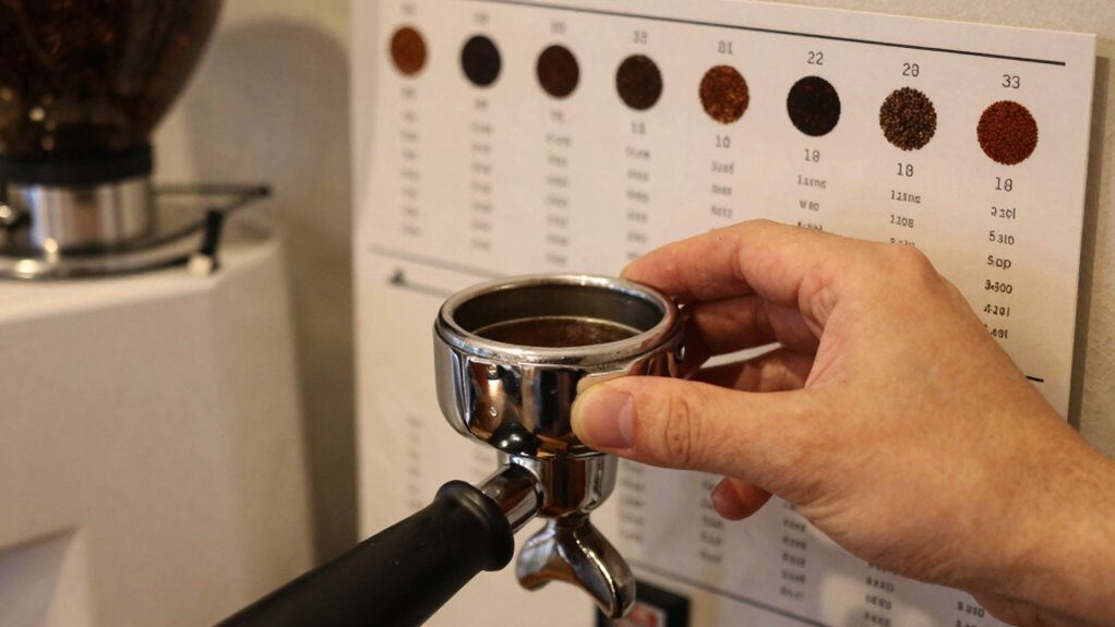 consistent coffee grinding routine