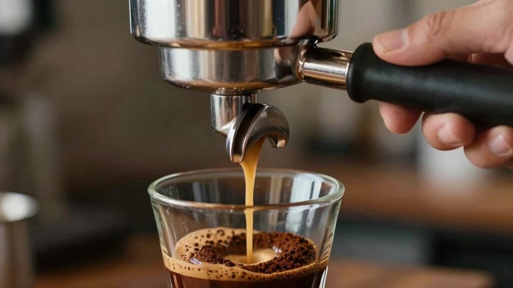 consistent grind and tamp