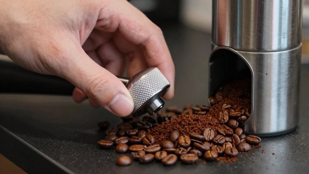 consistent grind size maintenance