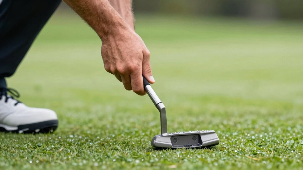 consistent smooth putting rhythm