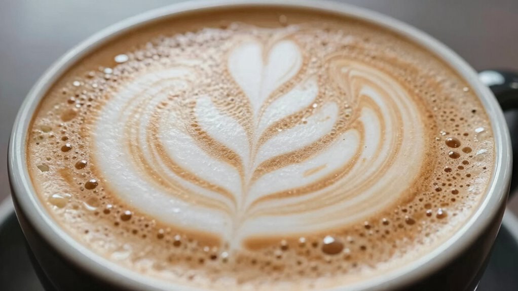 creamy microfoam texture