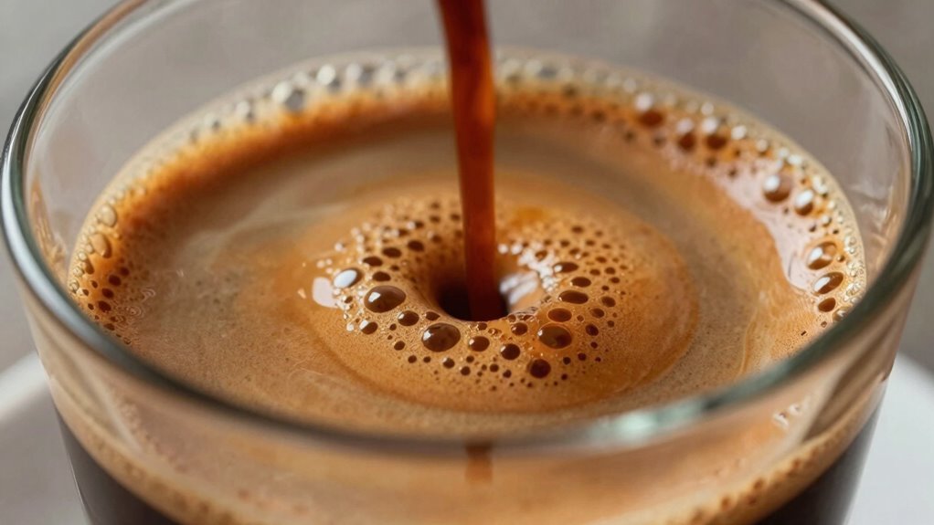 creamy rich espresso texture