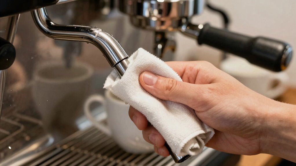 daily steam wand maintenance