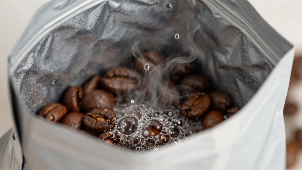 degassing enhances coffee flavor