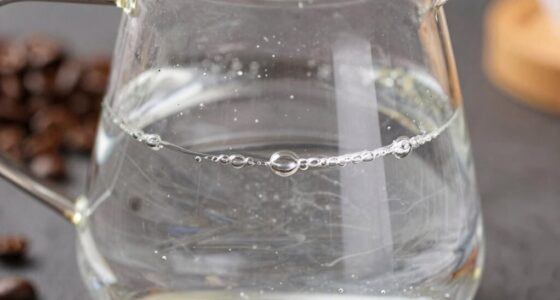 distilled water affects taste