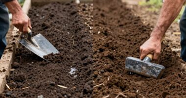 distribution versus tamping