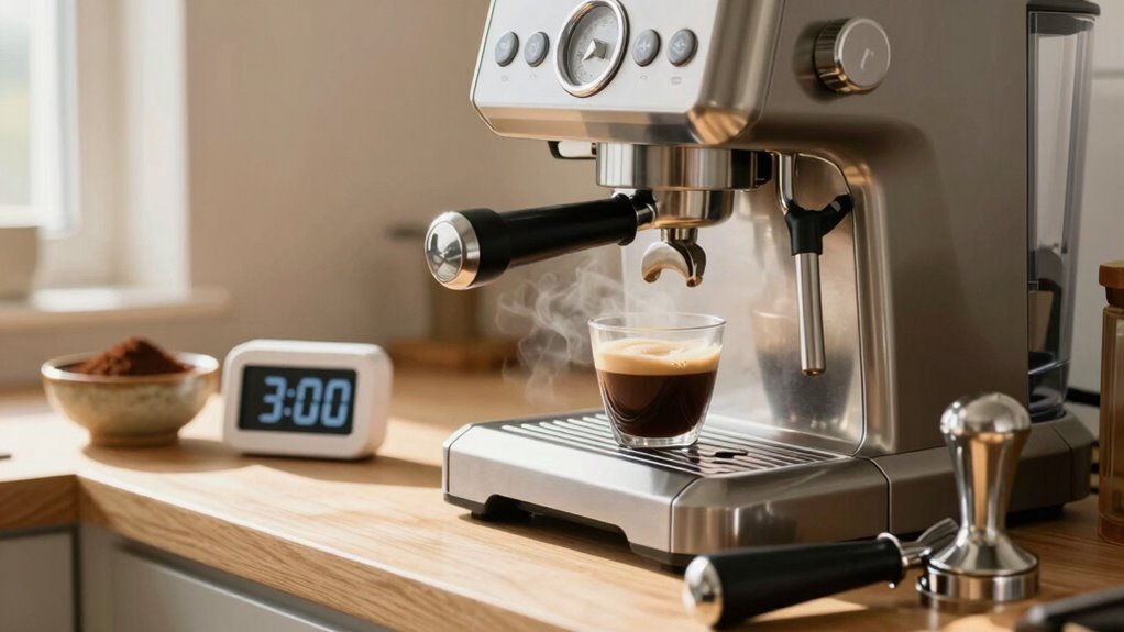 efficient espresso brewing routine