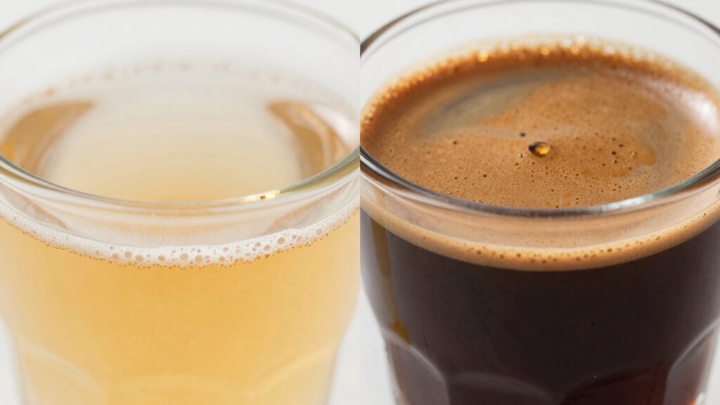 espresso appearance and texture