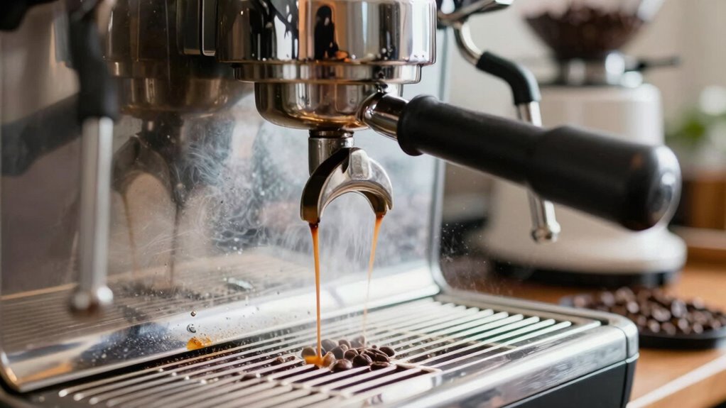 espresso spray causes troubleshooting