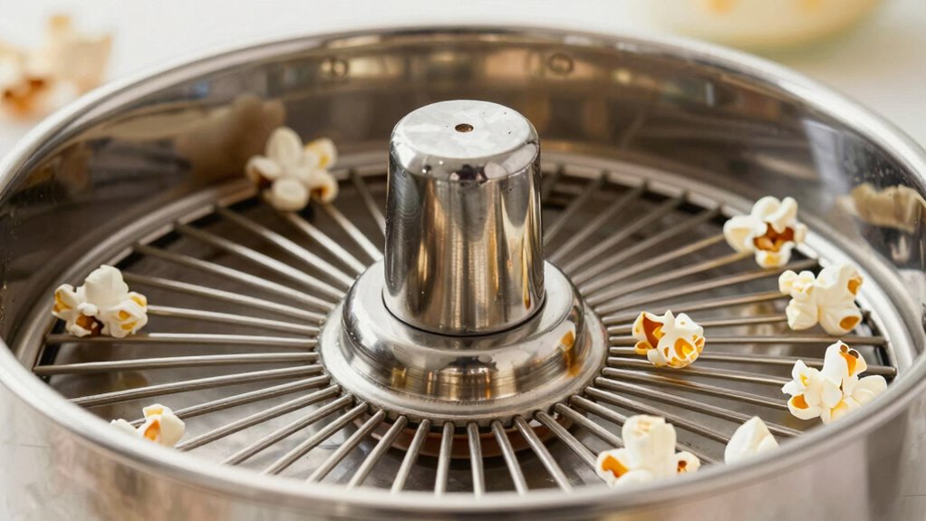 even heat ensures perfect popping