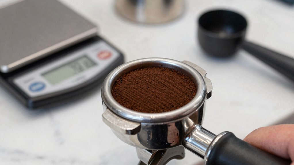 evenly distribute coffee grounds