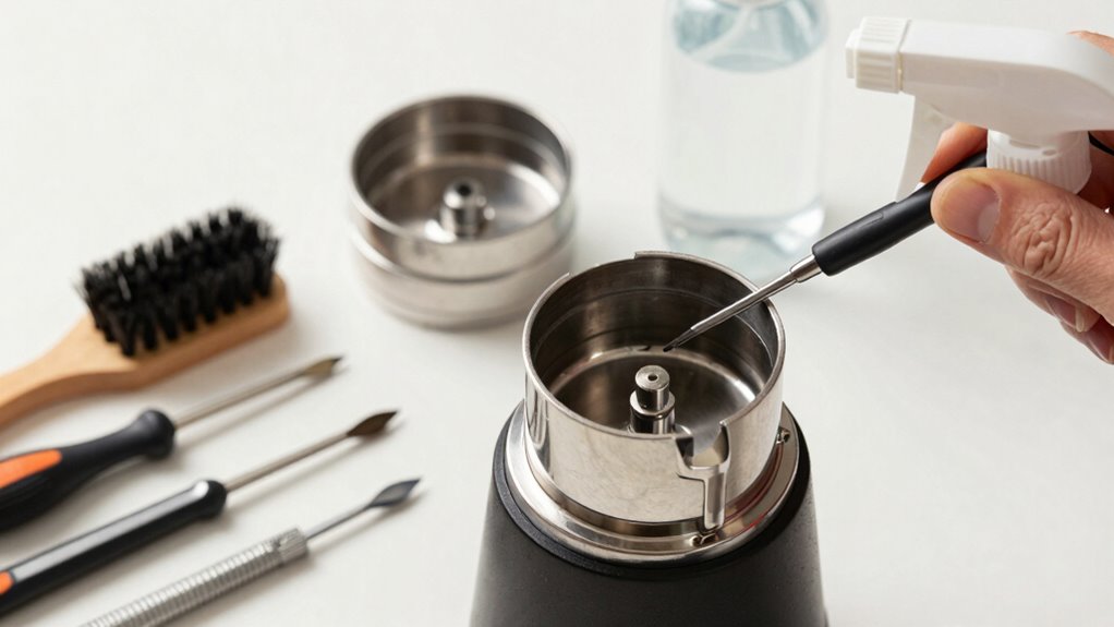 gather cleaning supplies and tools