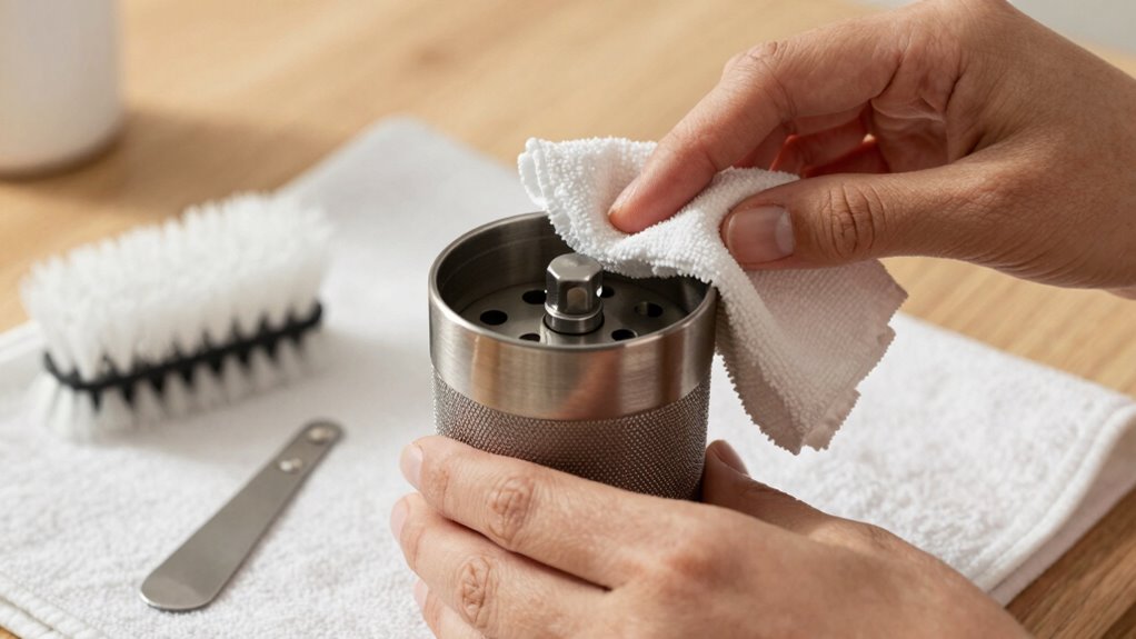 gentle safe grinder cleaning