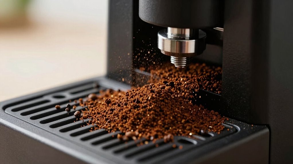 grounds spillage due to mechanical issues