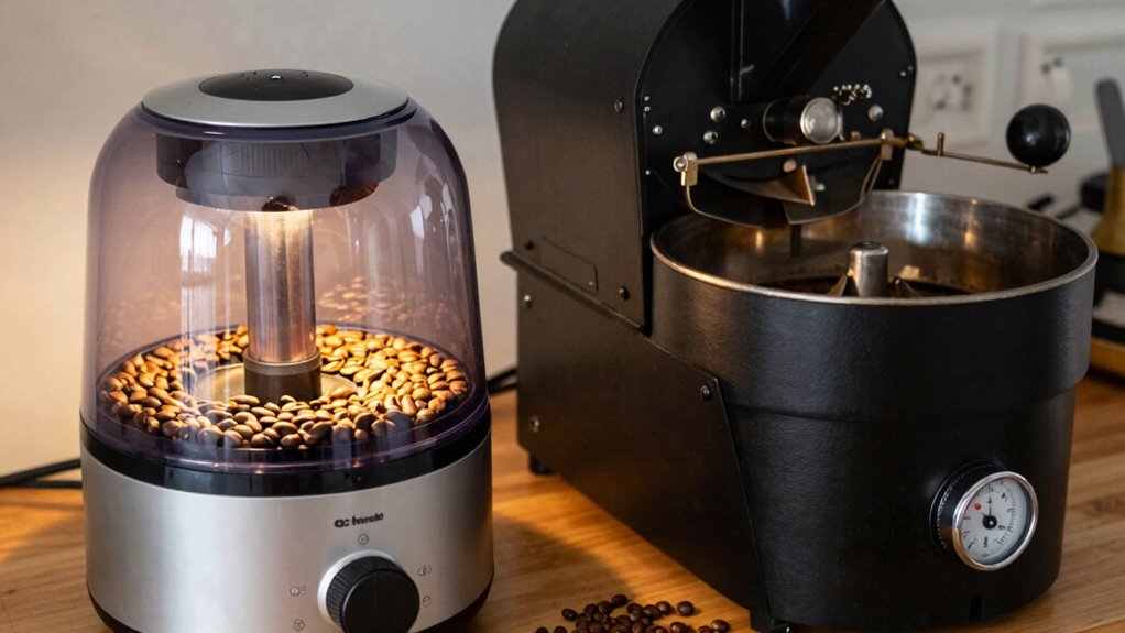 home coffee roasting control