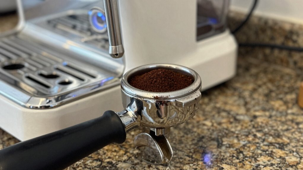 inconsistent grind and tamping