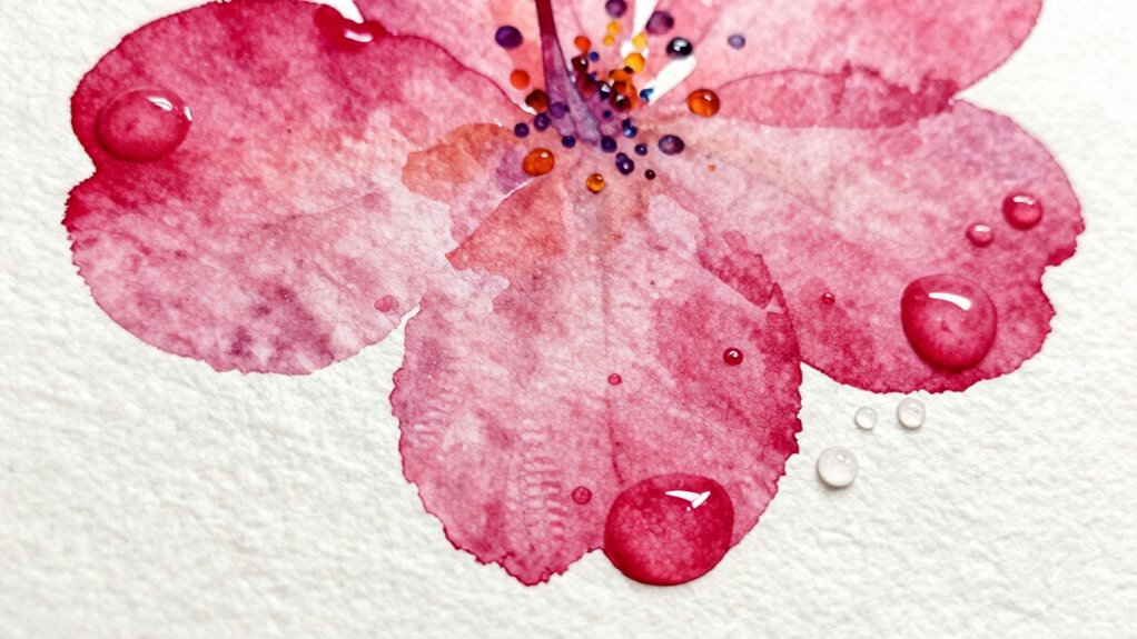ink penetration and surface interaction