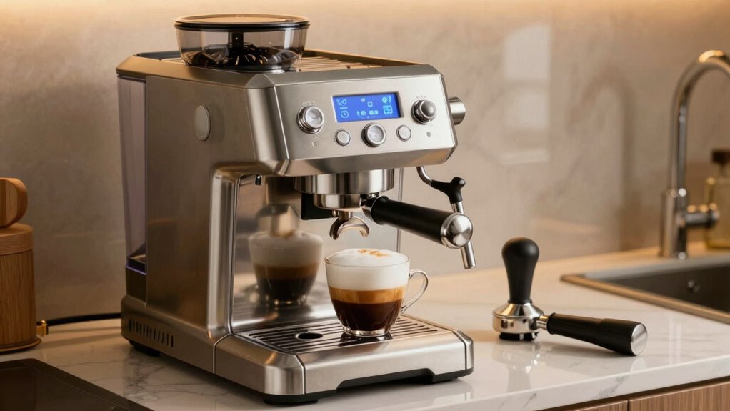 key espresso machine features